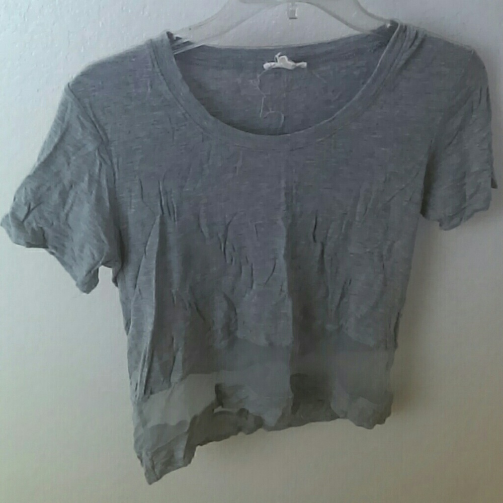 Mesh Grey top